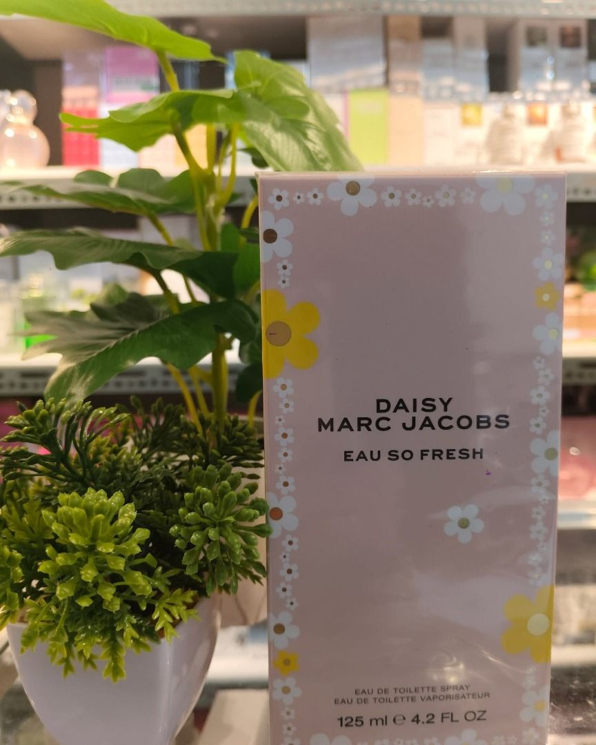 Marc Jacobs Daisy Eau So Fresh (Category: Fragrance & Deodorants) located in Quezon City. Submitted by nichaulz (Listing ID 1470383815, Image 1). Description: * PRICES ARE SUBJECT TO CHANGE WITHOUT PRIOR NOTICE AND PLEASE READ BEFORE MAKING AN OFFER. LOW-BALLERS WILL BE IGNORED. Marc Jacobs Daisy Eau So Fresh (Eau de Toilette) • 125 ML – ₱4,499 All items are 100% authentic. Send a message first before placing an offer so I can check the stock ava