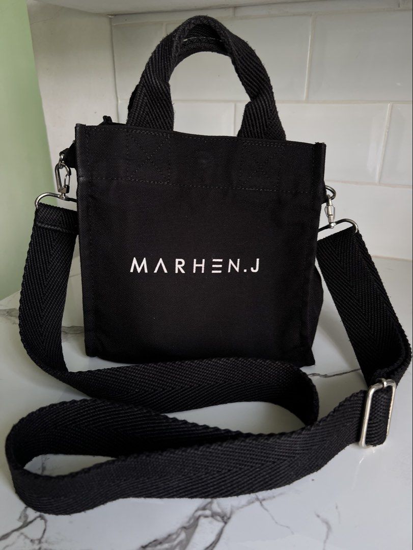 Marhen J Sling Canvas Bag (Category: Sling Bags) located in Cavite. Submitted by slumbermanila (Listing ID 1470498635, Image 1). Description: Marhen J Sling Canvas Bag in good condition .
