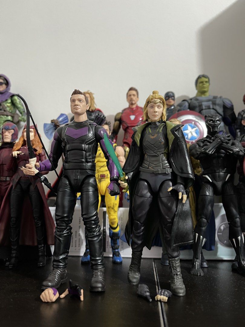 Marvel Legends MCU for sale (Category: Figurines & Statues) located in Manila. Submitted by jehujamesr67091 (Listing ID 1470385868, Image 1). Description: Marvel Legends MCU for sale Marvel Legends Hawkeye Disney+-1,800 Complete WYSIWYG Marvel Legends Sylvie w/ Issue-500 Complete Issues: Repainted Neck, Nostrils, Black Cape(for accuracy) Nabura yung paint sa right eye kayo na mag ayos ‼️Shipping by schedule‼️ ‼️Payment first‼️ ‼️Can provide video