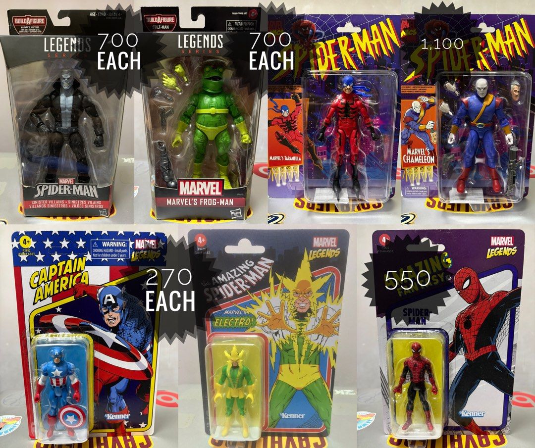 Marvel Legends Spiderman (Singles/3.75) (Category: Figurines & Statues) located in Antipolo. Submitted by therealrg1121 (Listing ID 1458760741, Image 1). Description: FOR SALE Details: - Box condition: 7-9/10 - Trade: No - Item location: Antipolo City/Makati City (every Tuesday and Friday only) - Meet-ups: No meet-ups - Shipping: Lalamove only (Buyer’s expense) - Payment: BDO/GCash/Maya - Cross-posted *LAST PRICE POSTED *NO RESERVATIONS *WILL ONL