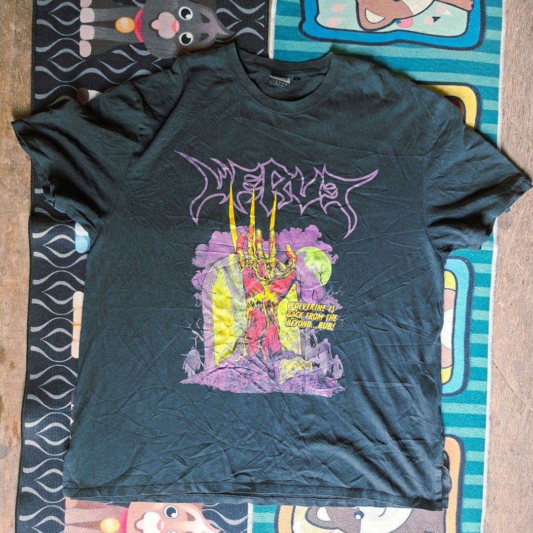 Marvel Zombies Wolverine Graphic T-Shirt (Category: Tshirts & Polo Shirts ) located in San Francisco. Submitted by manu2025 (Listing ID 1470403882, Image 1). Description: 🔥 RARE FIND: Marvel Zombies x VERVE Streetwear Collaboration Tee 🔥 Selling this limited-edition Marvel Zombies piece in collaboration with VERVE. Features the premium embroidered double-tag detailing on the back bottom hem (Neon green Marvel Zombies logo + black VERVE minimal 