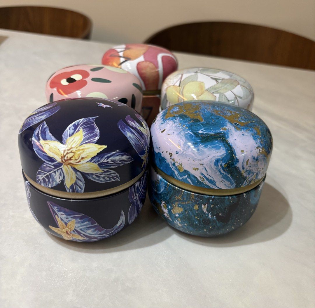 Matcha Tin Cans (5 designs) (Category: Food Organization & Storage) located in Manila. Submitted by fabu_lous (Listing ID 1470457423, Image 3). Description: Matcha Tin Cans 5 designs Available Only Php 250 each All available on hand.