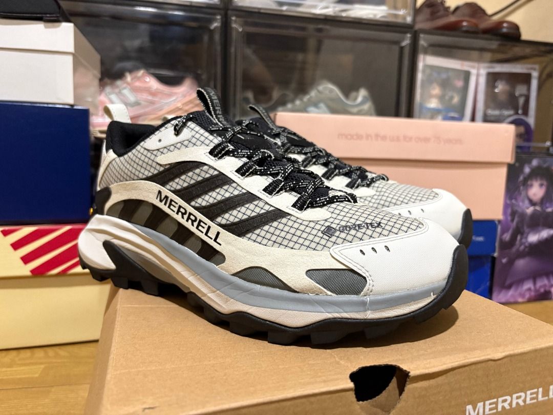 Merrell Moab Speed 2 Gore-Tex (Ash/Black) - Size 9 (Category: Casual Shoes) located in Santa Rosa. Submitted by senpaik (Listing ID 1470490372, Image 2). Description: Merrell Moab Speed 2 GTX Size 9 Condition: 9/10 No issue Used 3-4 times only for walking, not hiking Bought from Japan Price slightly negotiable DM if interested.