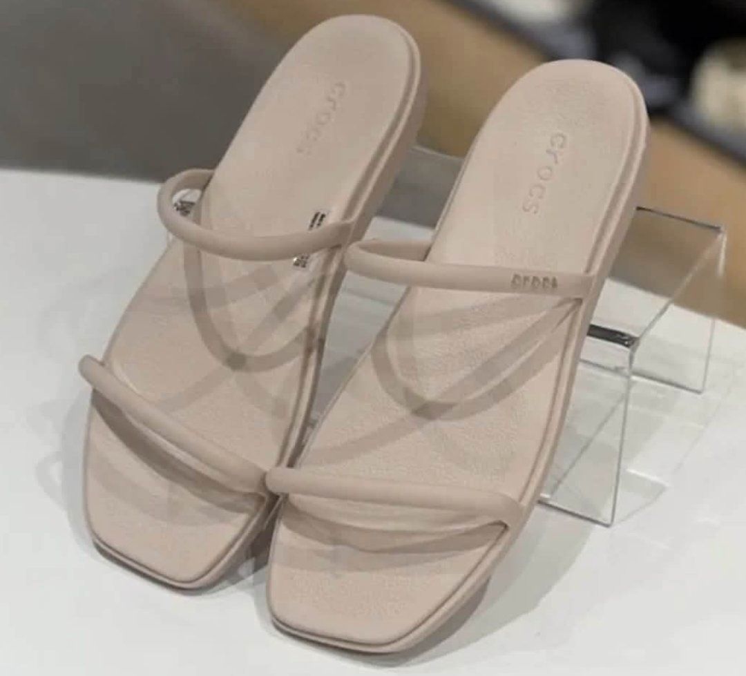 Miami Two Straps Neutral Taupe/Cocoa (Category: Slippers and slides) located in Rizal. Submitted by hiraya16 (Listing ID 1470461815, Image 1). Description: Size : W8/W9 Ready to ship.