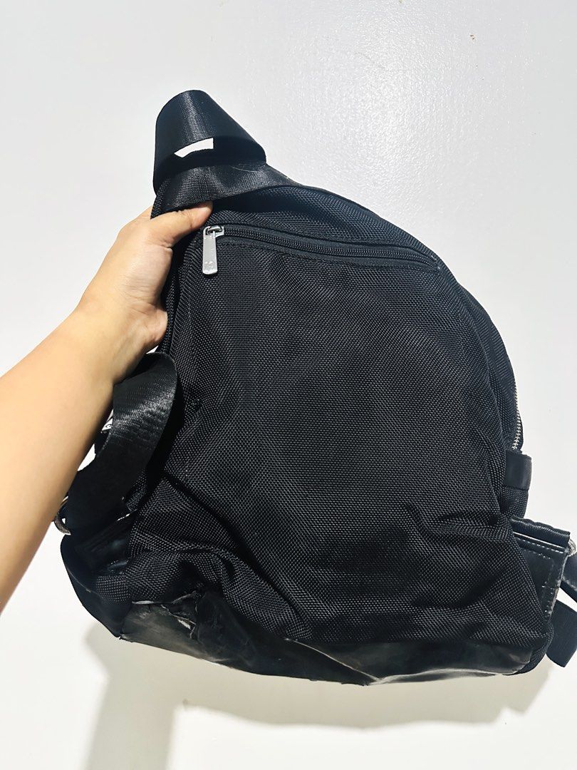 Michael Black Backpack (Category: Backpacks) located in Pasig City. Submitted by gorgeoussss (Listing ID 1470556922, Image 2). Description: 📌Needs washing 📌Payment first (Gcash, Maya, Bank transfer) 📌Location: Brgy Rosario, Pasig City 📌Delivery fee should be shouldered by the buyer.