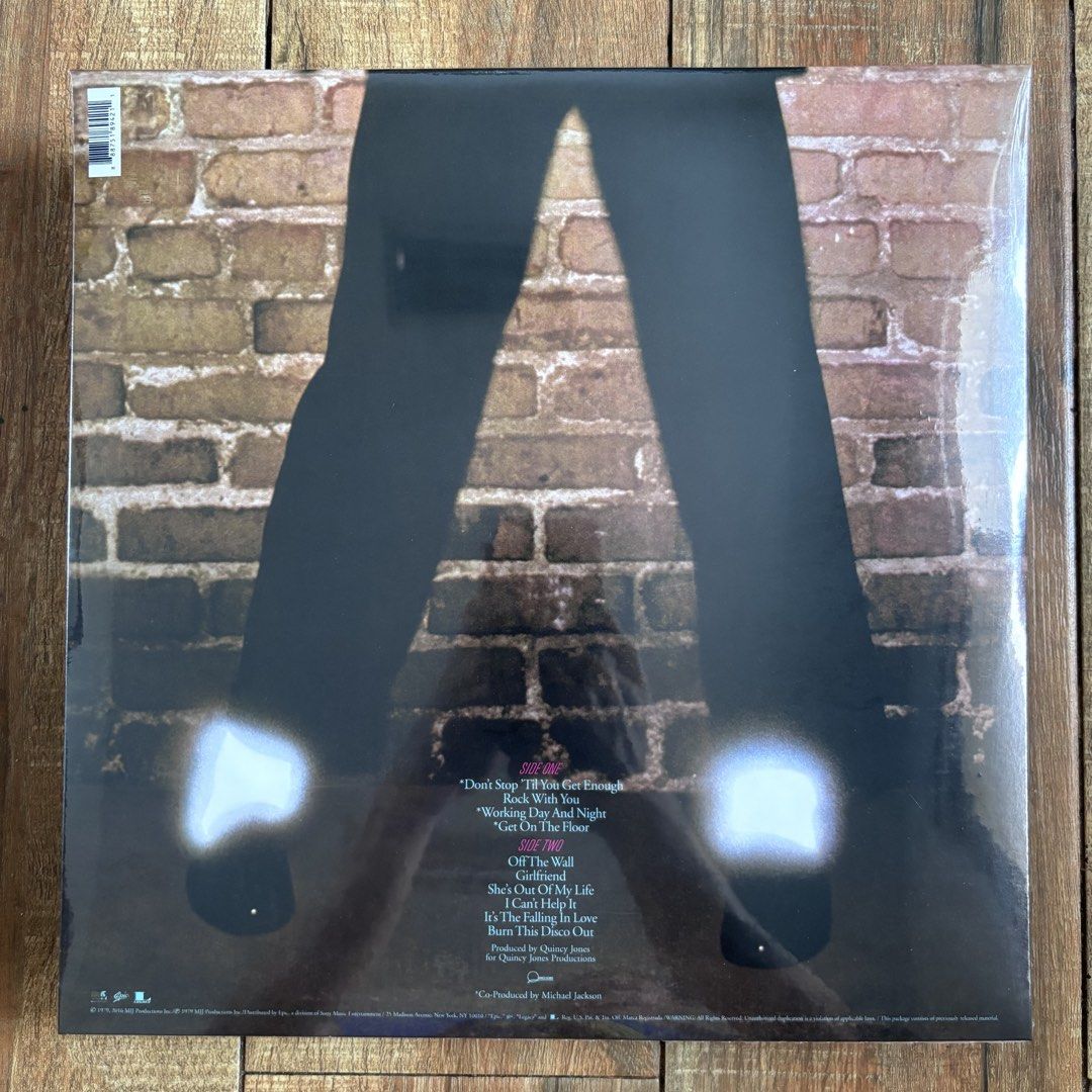 Michael Jackson - Off The Wall LP Vinyl Record (Category: Vinyls) located in Binangonan. Submitted by ktan1980 (Listing ID 1470514713, Image 2). Description: Michael Jackson - Off The Wall LP Vinyl Record Brand new & Sealed US Pressing.