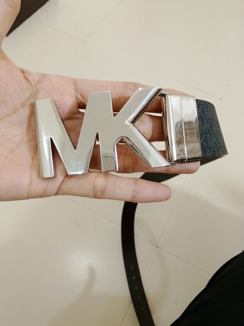 Michael Kors MK Logo Buckle Belt (Category: Belts) located in Paranaque City. Submitted by paras0620 (Listing ID 1470370989, Image 3). Description: Preloved original Michael kors Belt Color.Dark grey No other inclusion. 2500 plus shipping fee.