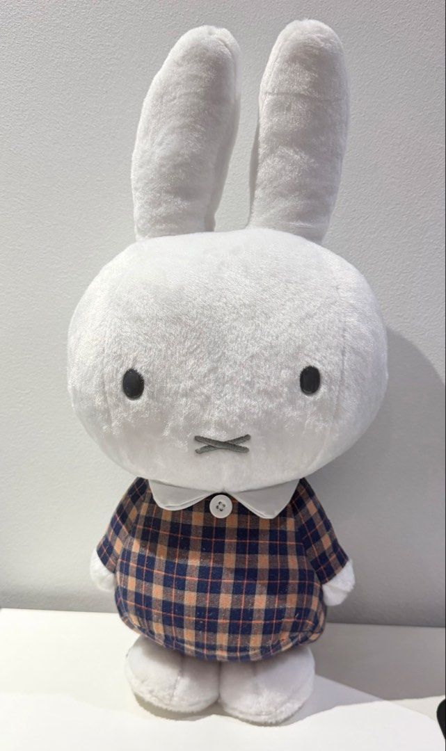 Miffy Large Plushie (Category: Plushies & Soft Toys) located in Makati City. Submitted by stelaclo (Listing ID 1470556716, Image 1). Description: Japan exclusive Miffy tartan plushie Size: 18in height Condition: 9.5/10 very close to brand new! Only used as a display in my room. P1,200 MOP: Gcash/Maya/BDO/Unionbank Free shipping & same day delivery around Metro Manila!.