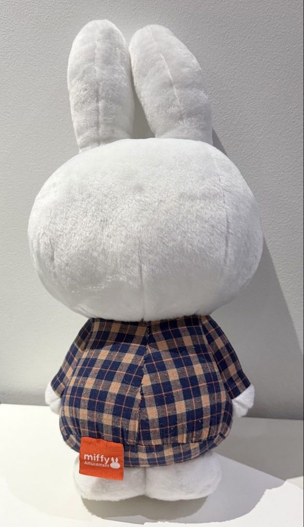 Miffy Large Plushie (Category: Plushies & Soft Toys) located in Makati City. Submitted by stelaclo (Listing ID 1470556716, Image 2). Description: Japan exclusive Miffy tartan plushie Size: 18in height Condition: 9.5/10 very close to brand new! Only used as a display in my room. P1,200 MOP: Gcash/Maya/BDO/Unionbank Free shipping & same day delivery around Metro Manila!.