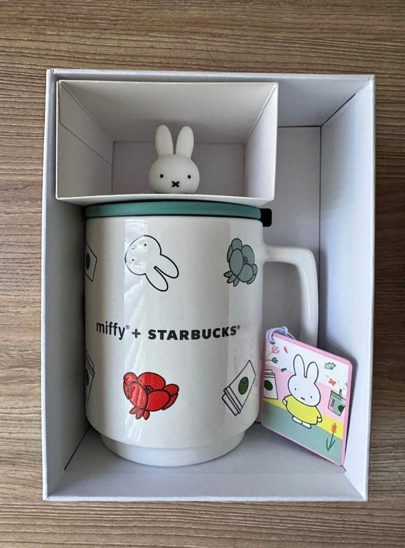 Miffy x Starbucks Mug (Category: Coffee & Tea Tableware) located in San Juan. Submitted by docpratty (Listing ID 1470539870, Image 1). Description: New with tags.