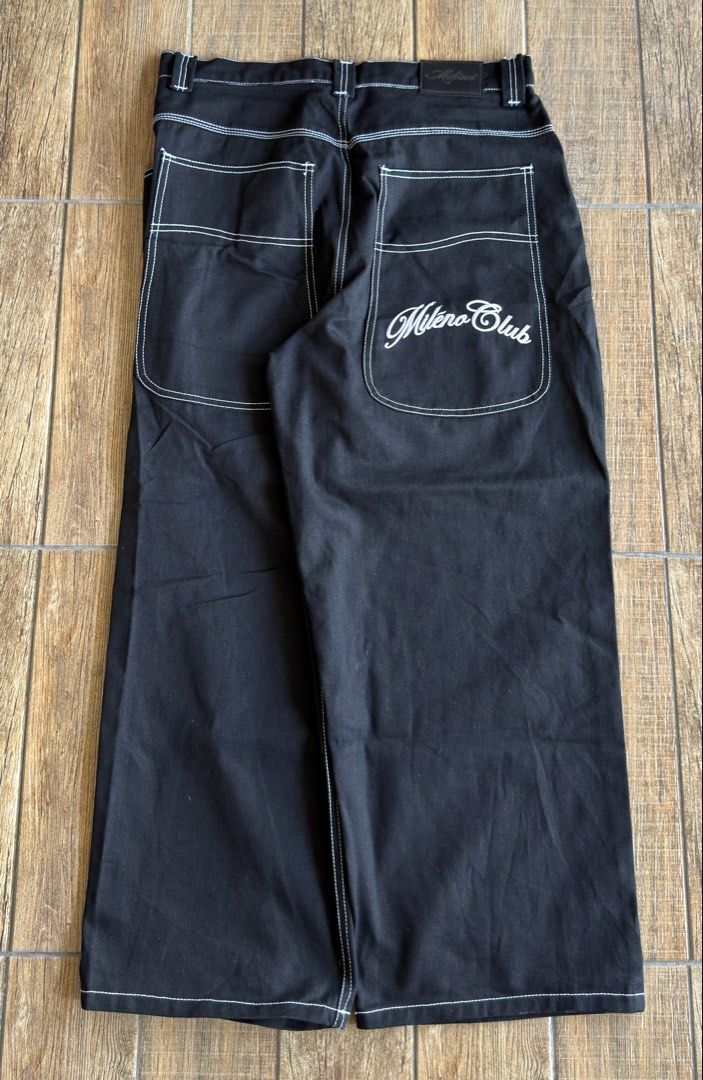 MILENO CLUB (Category: Jeans) located in Manila. Submitted by urban-vintage_2 (Listing ID 1470391555, Image 1). Description: ISSUE: NONE (NEED WASH) MOP :GCASH (NO COD) SHIP VIA: LALAMOVE & J&T LOCATION: PASIG CITY LENGTH: 41 HEM : 11 WIDTH : 36 .