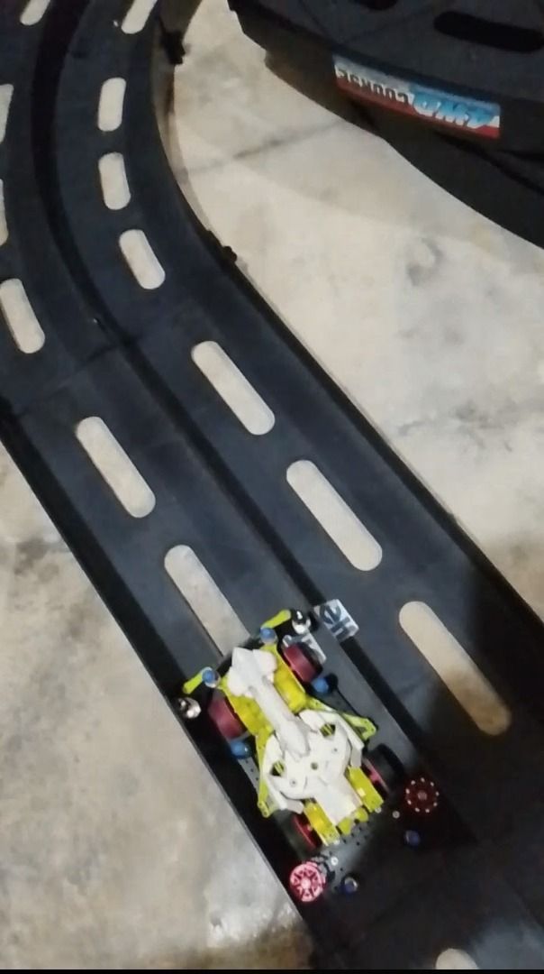 Mini 4wd 2 lane racetrack (Category: Interactive Toys) located in Baliuag. Submitted by raretree_908786 (Listing ID 1470479467, Image 3). Description: 📌For sale Mini 4wd 2 lane racetrack! 📌900 pesos 📌Pwedeng pwedeng praktisan 📍Location: Sulivan, Baliwag, Bulacan 🛵LALAMOVE SA Malayo. Wala syang box, bibili nalang ako ng karton sa tindahan pag bibilhin. 📌Reason for selling: hindi sya compatible sa papalaruan kong racetrack makitid sya pero ka