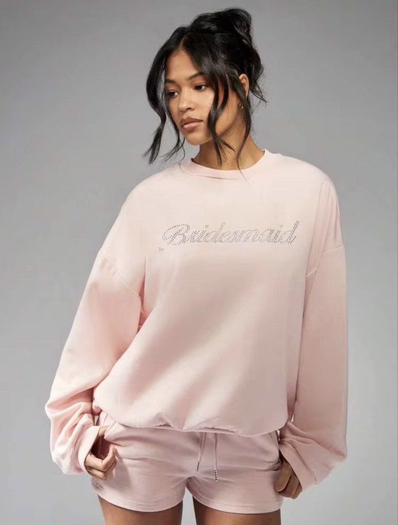Missguided Bridesmaid Sweatshirt (Category: Coats, Jackets and Outerwear) located in Manila. Submitted by juliaxgamboa (Listing ID 1470493305, Image 1). Description: Oversized fit.