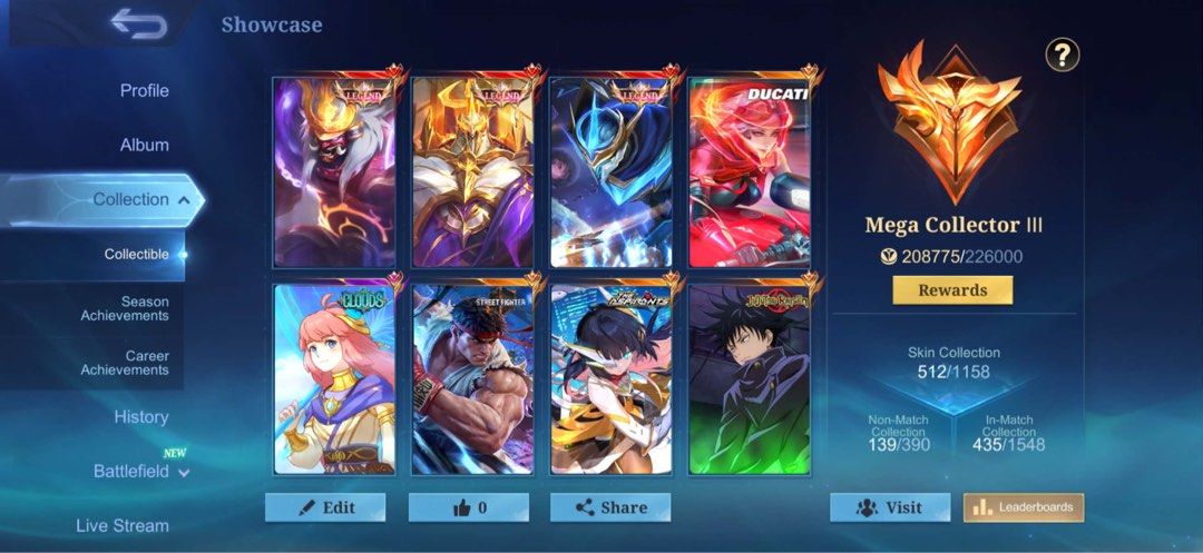 ML ACCOUNT (MEGA COLLECTOR III) (Category: Others) located in Batangas. Submitted by wise.thethriftarchive (Listing ID 1470430674, Image 1). Description: 1st Owner Clean Rebindable PM = MORE DETAILS.