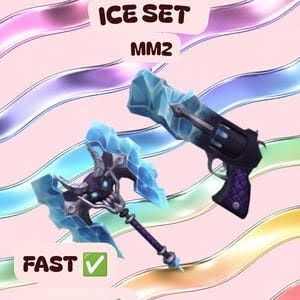 MM2 Ice Set Gun and Axe Roblox (Category: In-Game Products) located in San Carlos City. Submitted by zeal_nxrv0nxrv (Listing ID 1470381712, Image 1). Description: - Item: MM2 Ice Set Bundle - Includes: Ice Gun and Ice Axe - Delivery: Fast delivery guaranteed after payment - Status: Ready to trade right now, DM if interested.