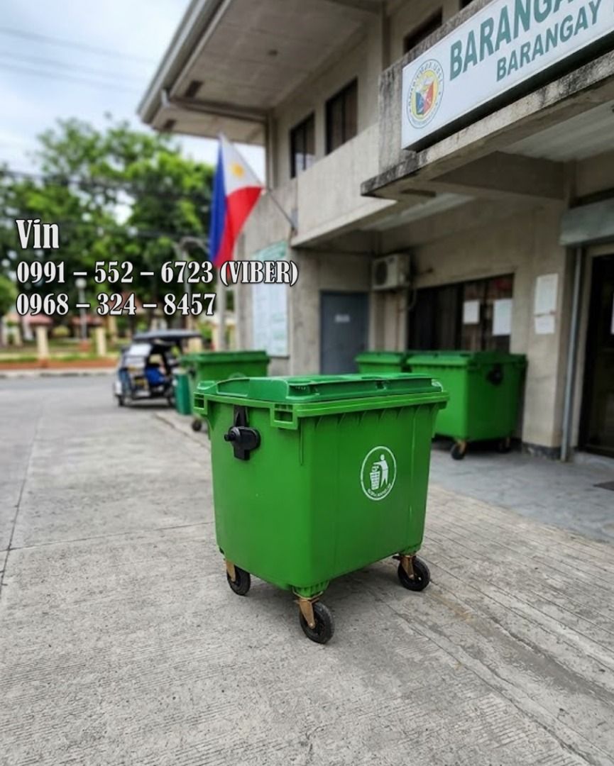 mobile trash bin 1100 liters (Category: Waste Bins & Bags) located in Bacoor. Submitted by zx400rr (Listing ID 1470353512, Image 1). Description: MOBILE WASTE BIN 1100L 620L Outdoor trash bin with Cover and wheels Heavy duty trash bin with drain WE ALSO HAVE > HOODED SEGREGATION TRASH BIN > UGA 360L TRASH BIN > STAINLESS ROUND TRASH BIN For inquiries: 0991 552 6723 0968 324 8457 0933 855 9510 0956 702 8557 Landline: Pldt 046 416-39-20 Pin locatio