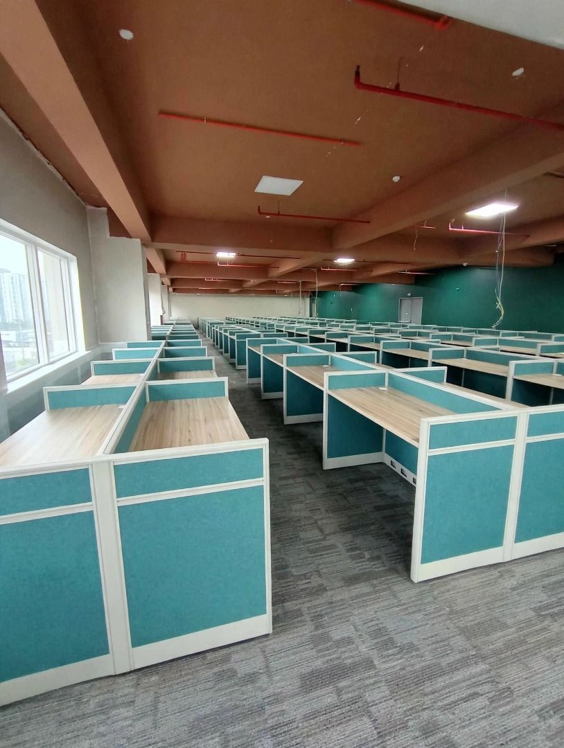 Modular Office Workstation Cubicle (Category: Office Furniture & Fixtures) located in Pasig City. Submitted by ynacftsal84263 (Listing ID 1470372985, Image 2). Description: GOOD QUALITY, BRAND NEW AND OFFERS BEST PRICE!!! FREE QUOTATION! FREE SITE VISIT & FREE ESTIMATE within Metro Manila or you can send us your measurement Price is For Posting Purposes Only Our Products: •Modular Office Partition •Office Cubicle / Workstation •Office Tables •Off