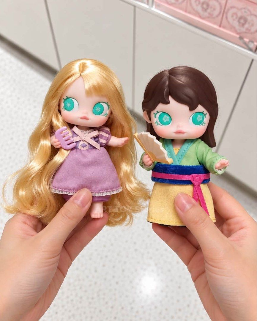 Molly Disney Princess (Category: Designer & Blind Box Toys) located in Bulacan. Submitted by ukiyokim (Listing ID 1470442070, Image 2). Description: Group Order A. Ariel & Moana B. Snow White & Mulan C. Cinderella & Merida ₱ 1,800 + SF Release: 10.30.26.