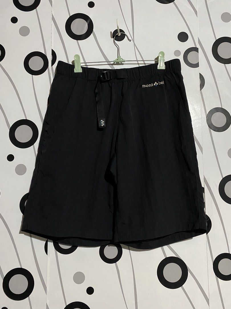 Montbell O.D. Shorts (Category: Shorts) located in Cebu City. Submitted by patspickph (Listing ID 1470367809, Image 1). Description: This is a black Montbell O.D. Shorts (Outdoor Dry Shorts) featuring a built-in web belt and the Montbell embroidered logo on the upper left leg. Size Medium on tag Waistline Freesize 28-35 Length 19inches. Excellent Condition👍👌.