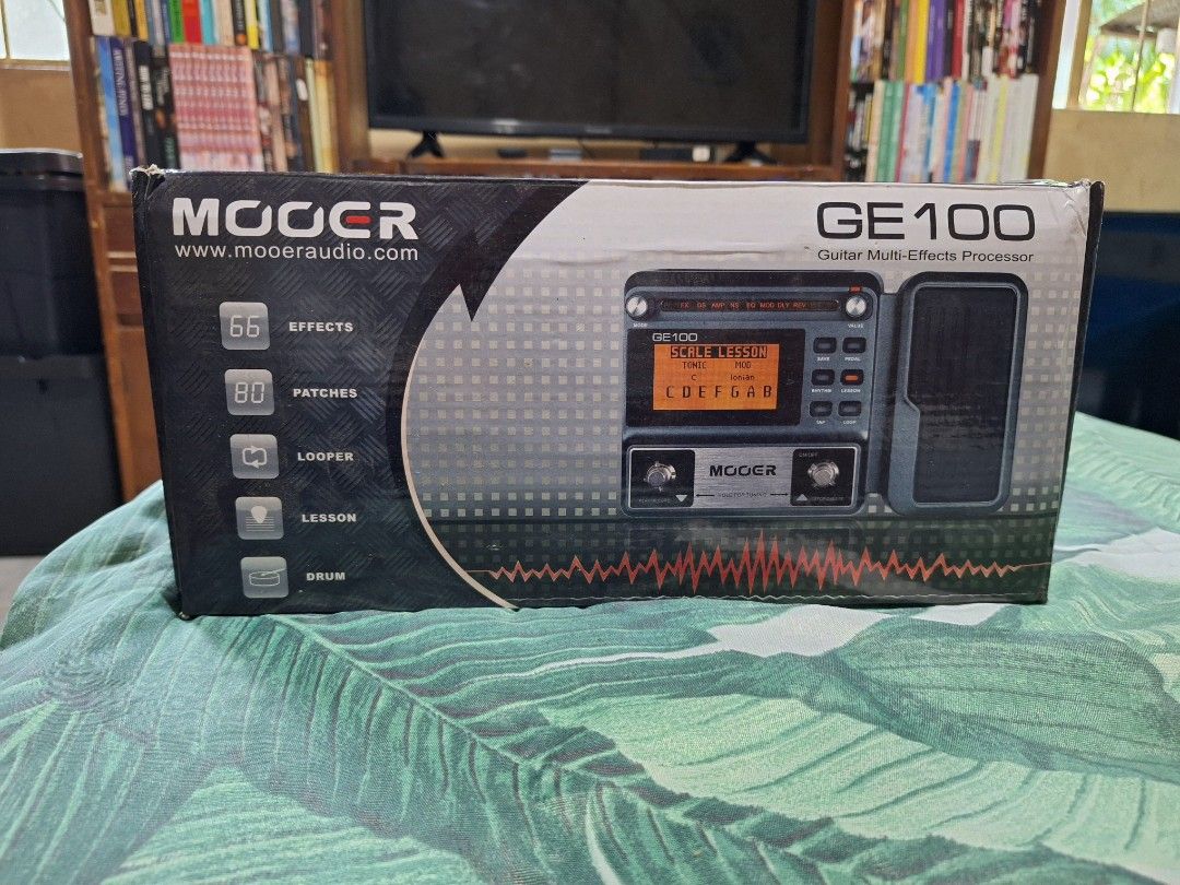 Mooer GE100 Guitar Multi-Effects (Category: Musical Instruments) located in Manila. Submitted by chimichich51174 (Listing ID 1470555628, Image 1). Description: 🎸 FOR SALE: Mooer GE100 Guitar Multi-Effects Processor 🎸 Good as new, complete with box! Great for beginners and gigging guitarists alike. ✅ 66 effects and 80 patches ✅ Built-in looper, drum machine, and lesson mode ✅ Expression pedal included ✅ Perfect for practice, home recording, and 