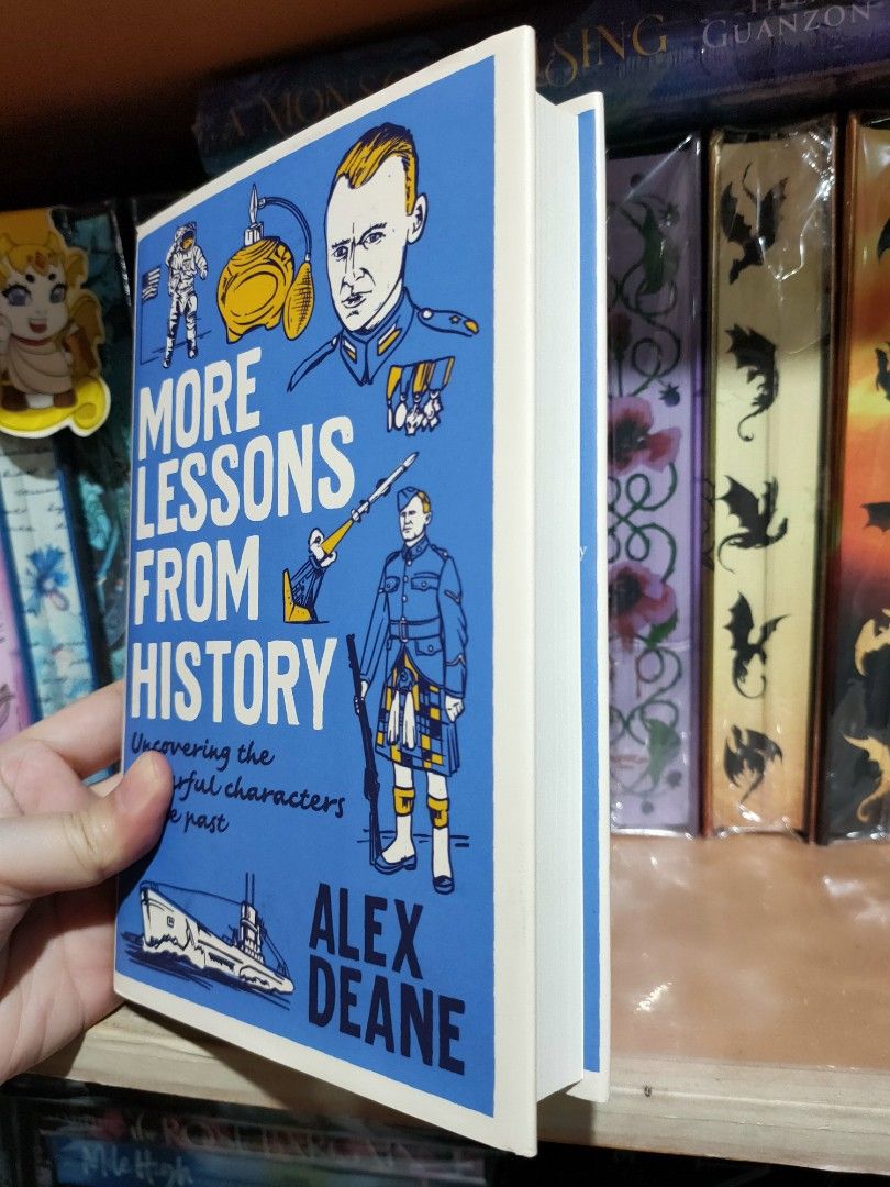 More Lessons from History by Alex Deane HB (Category: Storybooks) located in Cebu City. Submitted by mybookaceshop (Listing ID 1470401296, Image 2). Description: 🌵More Lessons from History by Alex Deane HB (unread copy) - 175 MOP: Cash/ COD for Cebu City buyers only/ Gcash/ BPI MOD: Lalamove/ Maxim / LBC /JNT/SCO for shipping only- buyer's risk (no insurance) Location: Cebu City #booksforsale #lfb.