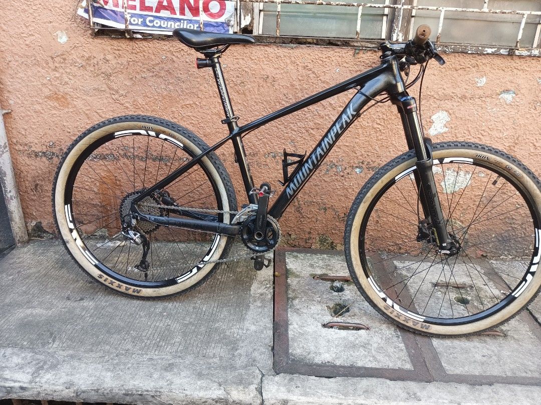 MOUNTAIN PEAK NINJA (Category: Bicycles) located in Cainta. Submitted by micosolomo70365 (Listing ID 1470481025, Image 2). Description: ‎📌FOR SALE RUSH RUSH RUSH ‎ ‎📌PRICE 11,300 NEGOTIABLE ‎📌MOUNTAIN PEAK NINJA 27, ER MEDIUM ‎ ‎📌SPECIFICATION ‎ ‎⭕FRAME MOUNTAIN PEAK NINJA ‎⭕FORK XCR SANTOUR SOLID BOUNCE😱 ‎ ‎⭕RD SHIMANO ALIVIO 9S ‎⭕FD SHIMANO ALIVIO 2BY ‎⭕LEFT SHIFTER SHIMANO ALIVIO 2BY ‎⭕RIGHT SHIFTER SHIMANO ALIVIO 9S ‎⭕CRANKSET SHIMANO DE