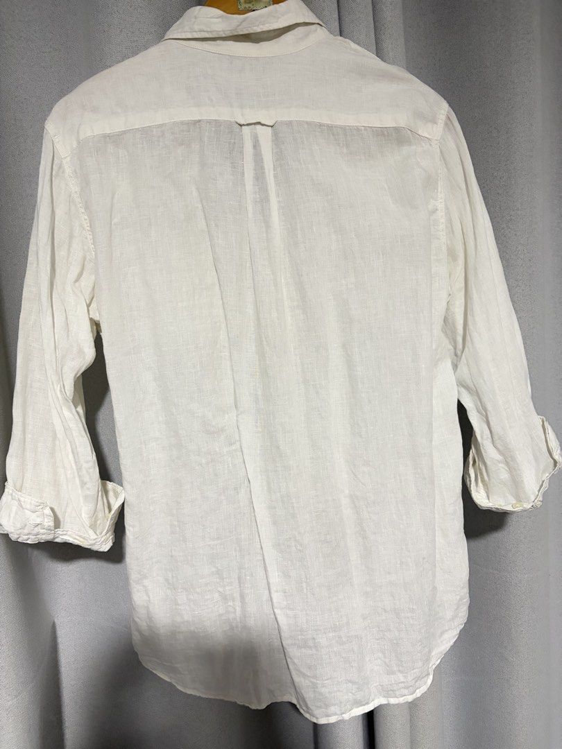 Muji LINEN BLEND 3/4 SLEEVE (Category: Blouses) located in Iloilo. Submitted by thethriftopia (Listing ID 1470450386, Image 3). Description: SIZE: M COLOR RATE: 10/ 9.5 DIMES: W20 x L29 Wash and Wear Rewash if necessary Color may vary due to lighting Color rate indicated on description Disclaimer: Manage your expectations since this is a pre-loved item. Thank you so much. MOP GCASH and Bank Transfer SHIP VIA JNT EXPRESS STRICTLY NO COP and COD LO