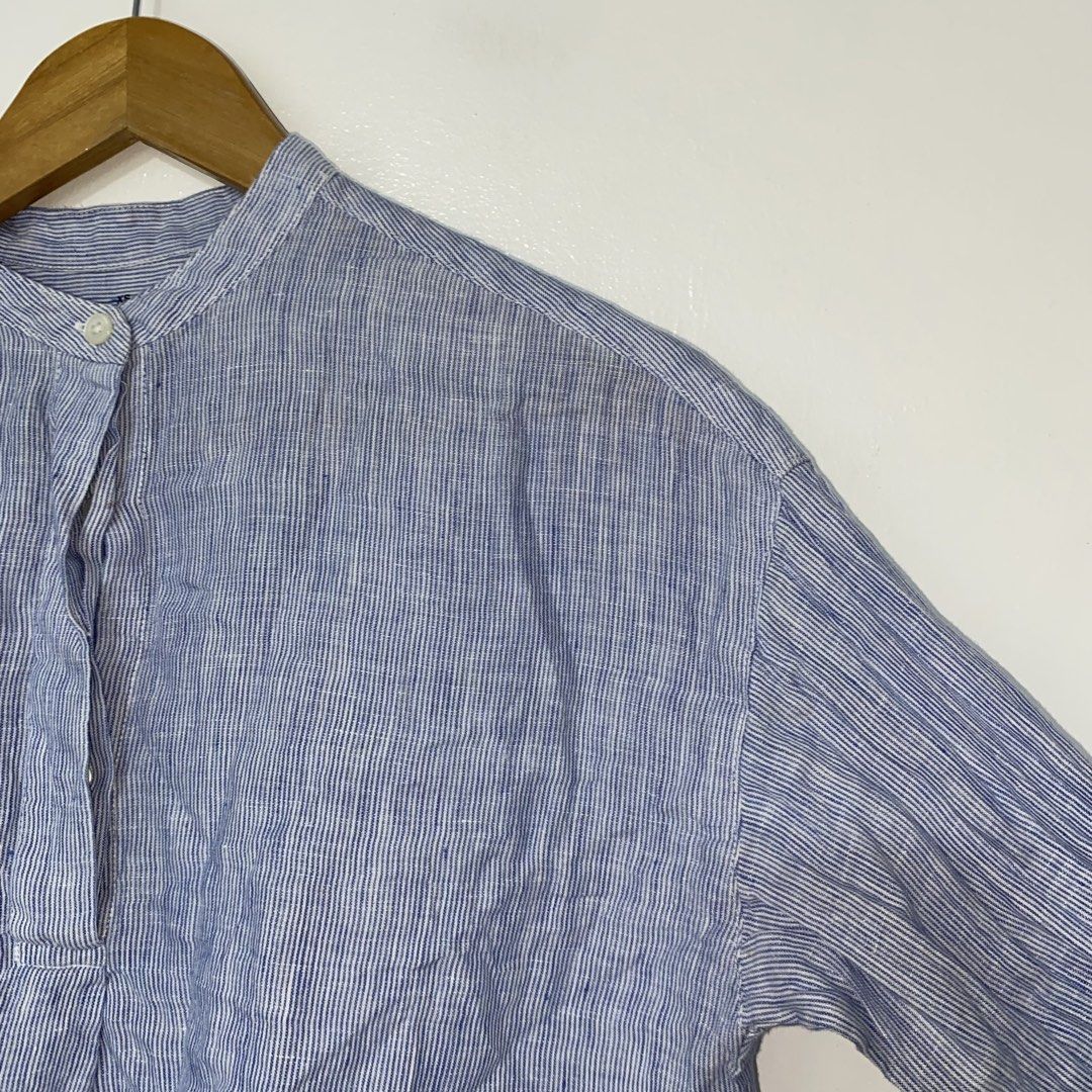 MUJI linen oversized top (Category: Blouses) located in San Jose del Monte. Submitted by mamiracky (Listing ID 1470471615, Image 3). Description: .