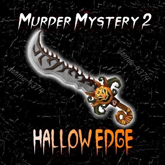 Murder Mystery 2 Hallow Edge Knife ROBLOX (Category: In-Game Products) located in San Carlos City. Submitted by zeal_nxrv0nxrv (Listing ID 1470380801, Image 1). Description: - Item: Hallow Edge Knife (Murder Mystery 2 / MM2) - Design: Halloween-themed skin with pumpkin hilt and curved serrated blade - Delivery: Fast delivery upon payment - How to trade: Drop your Roblox username after purchase and we will meet in-game.