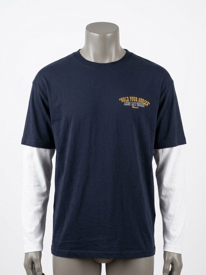 MUSERO Y2K Layered Shirt (Category: Tshirts & Polo Shirts ) located in Las Pinas. Submitted by sellerkjb (Listing ID 1470555193, Image 1). Description: Brand New Small on tag, can fit up to Large 25 x 27 inches Las Pinas.