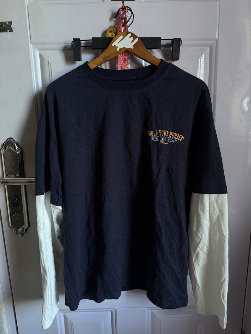 MUSERO Y2K Layered Shirt (Category: Tshirts & Polo Shirts ) located in Las Pinas. Submitted by sellerkjb (Listing ID 1470555193, Image 2). Description: Brand New Small on tag, can fit up to Large 25 x 27 inches Las Pinas.