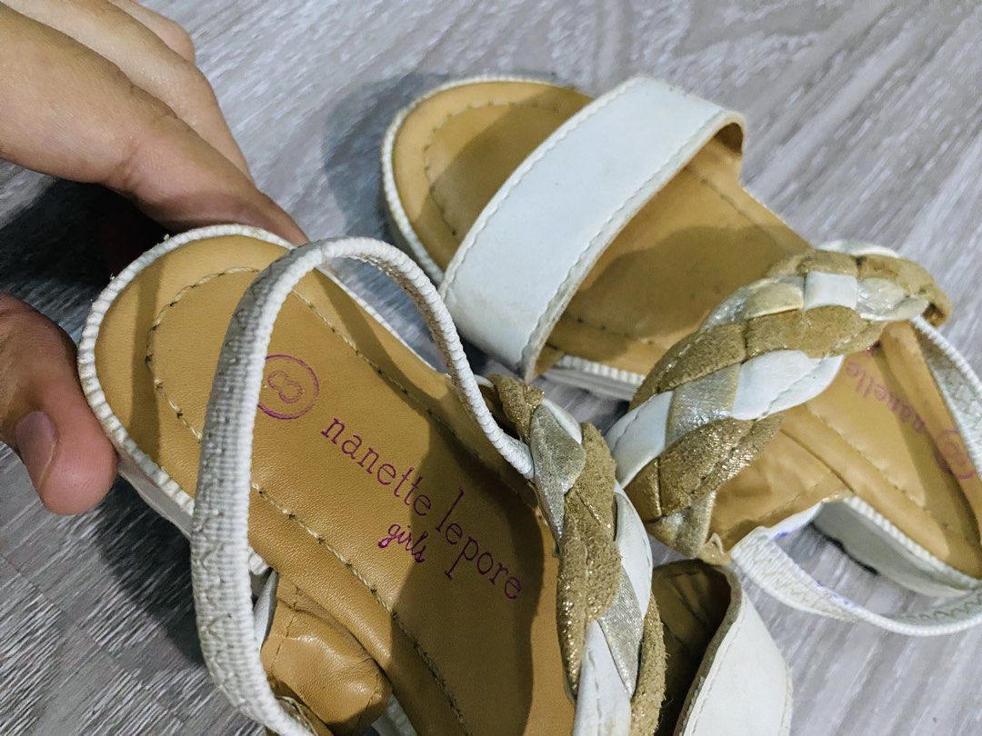 Nanette Lepore Girls Sandals (Category: Babies & Kids Fashion) located in Caloocan City. Submitted by lovemyclothes21 (Listing ID 1470455155, Image 2). Description: Size 8.