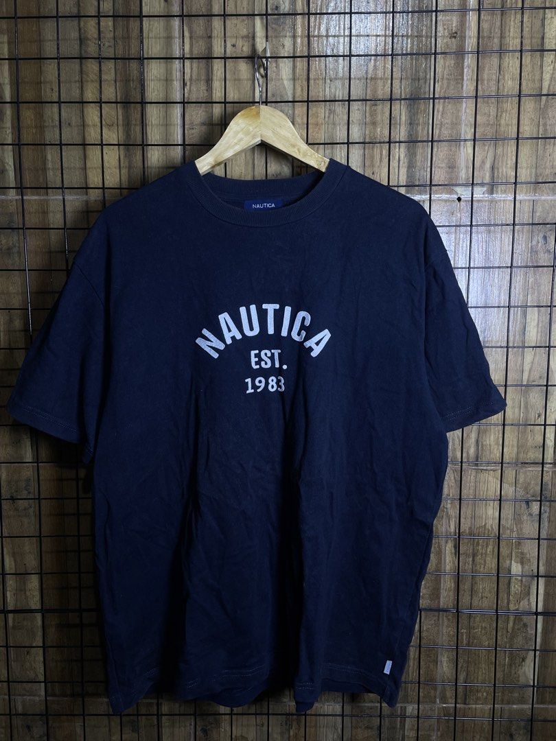 Nautical arc shirt (Category: Tshirts & Polo Shirts ) located in Pateros City. Submitted by toogood.mnl (Listing ID 1470520832, Image 1). Description: Nautica arc shirt W-23 L-28 No issue Excellent condition .