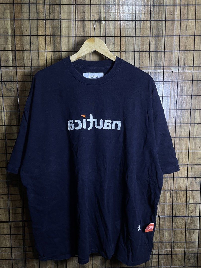 Nautical sail shirt (Category: Tshirts & Polo Shirts ) located in Pateros City. Submitted by toogood.mnl (Listing ID 1470519591, Image 1). Description: Nautical orange sail shirt W-26 L-32 No issue Excellent condition .