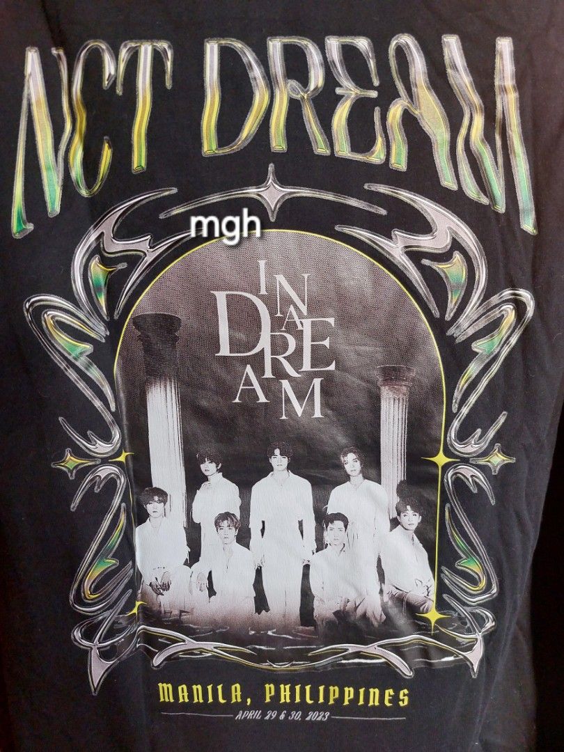 NCT DREAM TDS 2 Official shirt (Category: Shirts) located in Marikina City. Submitted by margahuela (Listing ID 1470435174, Image 3). Description: Used but no abused (neck part is not super stretched) Size Large RFS: DECLUTTERING Shipping c/o buyer via Lalamove or J&T..