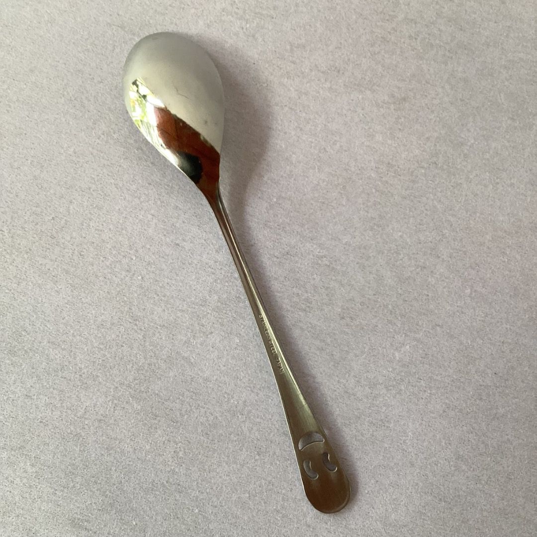 Nico Stainless Steel/ Smiley Face Spoon (Category: Dinnerware & Cutlery) located in Davao. Submitted by eclectic1925 (Listing ID 1470538608, Image 3). Description: Php75 Nico Stainless Steel/ Smiley Face Spoon Please REVIEW PHOTOS We use 100% repurposed packaging materials SF starts at Php70 via Flash Express First to pay.