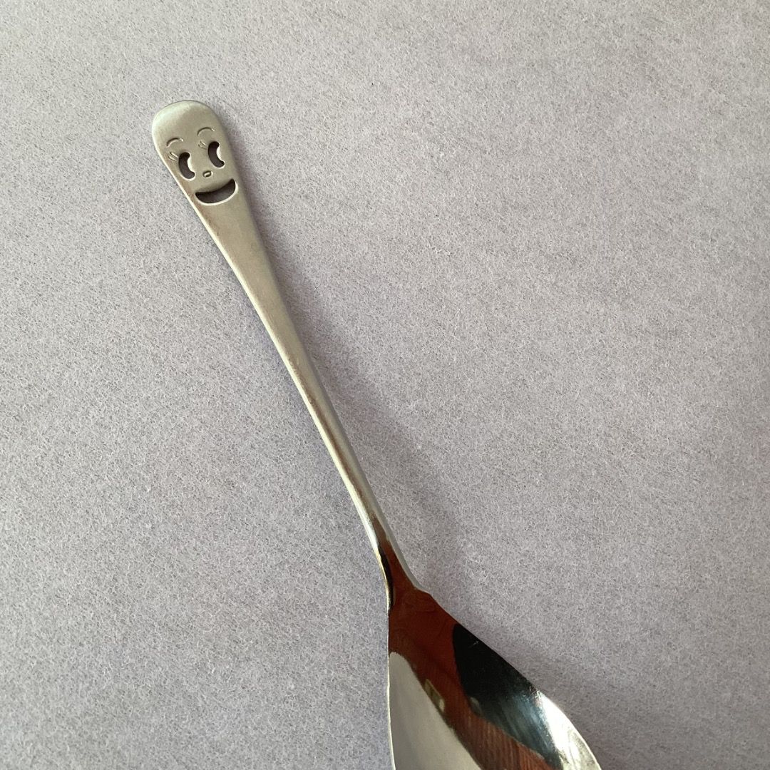 Nico Stainless Steel/ Smiley Face Spoon (Category: Dinnerware & Cutlery) located in Davao. Submitted by eclectic1925 (Listing ID 1470538608, Image 2). Description: Php75 Nico Stainless Steel/ Smiley Face Spoon Please REVIEW PHOTOS We use 100% repurposed packaging materials SF starts at Php70 via Flash Express First to pay.