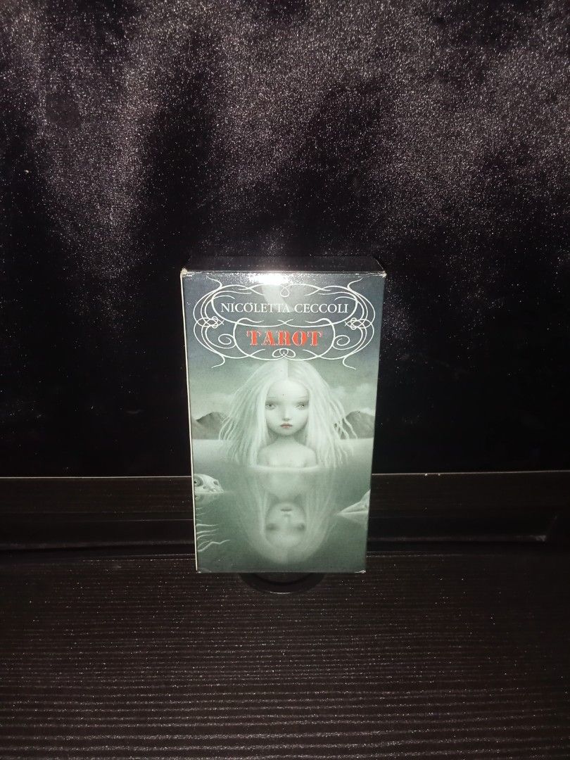 Nicoletta Ceccoli Tarot Deck (AUTHENTIC) (Category: Everything Else Others) located in Iloilo. Submitted by yana.06 (Listing ID 1470368380, Image 2). Description: - Authentic Nicoletta Ceccoli Tarot deck - Features captivating surrealist artwork by Nicoletta Ceccoli - Ideal for tarot readings, divination, and art deck collectors.