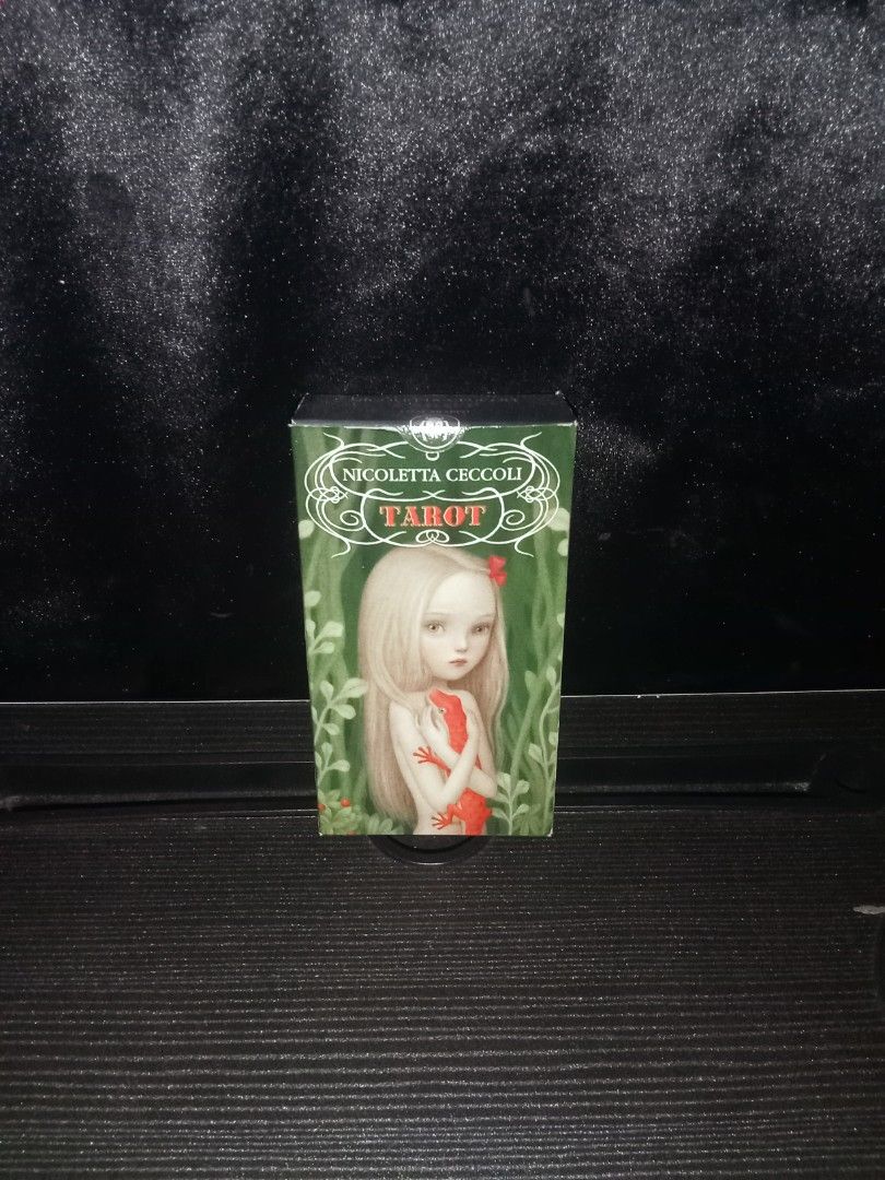 Nicoletta Ceccoli Tarot Deck (AUTHENTIC) (Category: Everything Else Others) located in Iloilo. Submitted by yana.06 (Listing ID 1470368380, Image 1). Description: - Authentic Nicoletta Ceccoli Tarot deck - Features captivating surrealist artwork by Nicoletta Ceccoli - Ideal for tarot readings, divination, and art deck collectors.