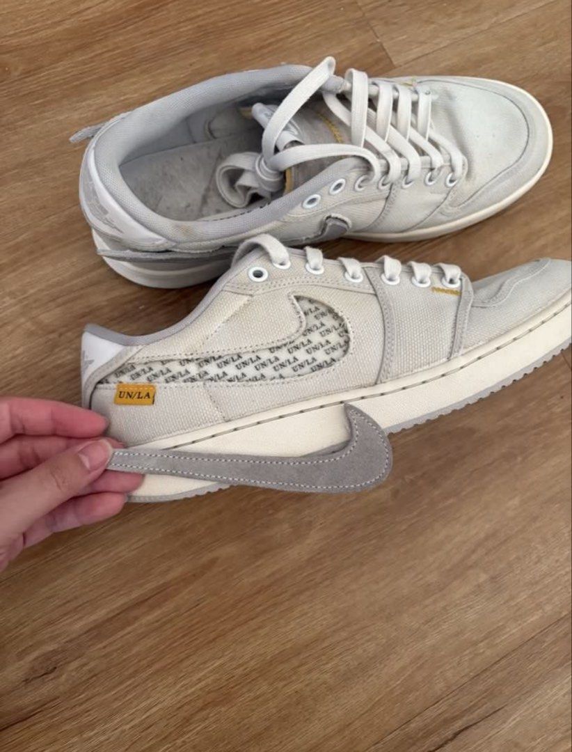 NIKE Air Jordan x Union LA (Category: Casual Shoes) located in Quezon City. Submitted by nixxxxft (Listing ID 1470404647, Image 2). Description: 🤍 Item Details Brand: Nike Item: Air Jordan x Union LA 🤍 Price Market Price is at Php 8,000-12,000 (Farfetch) Selling at: Php 4,000 (Decluttering) *feel free to negotiate but no lowballers please 🤍 Condition Used 🤍 Delivery Buyer to book pick up (grab/lalamove) Location is at quezon city near robinso