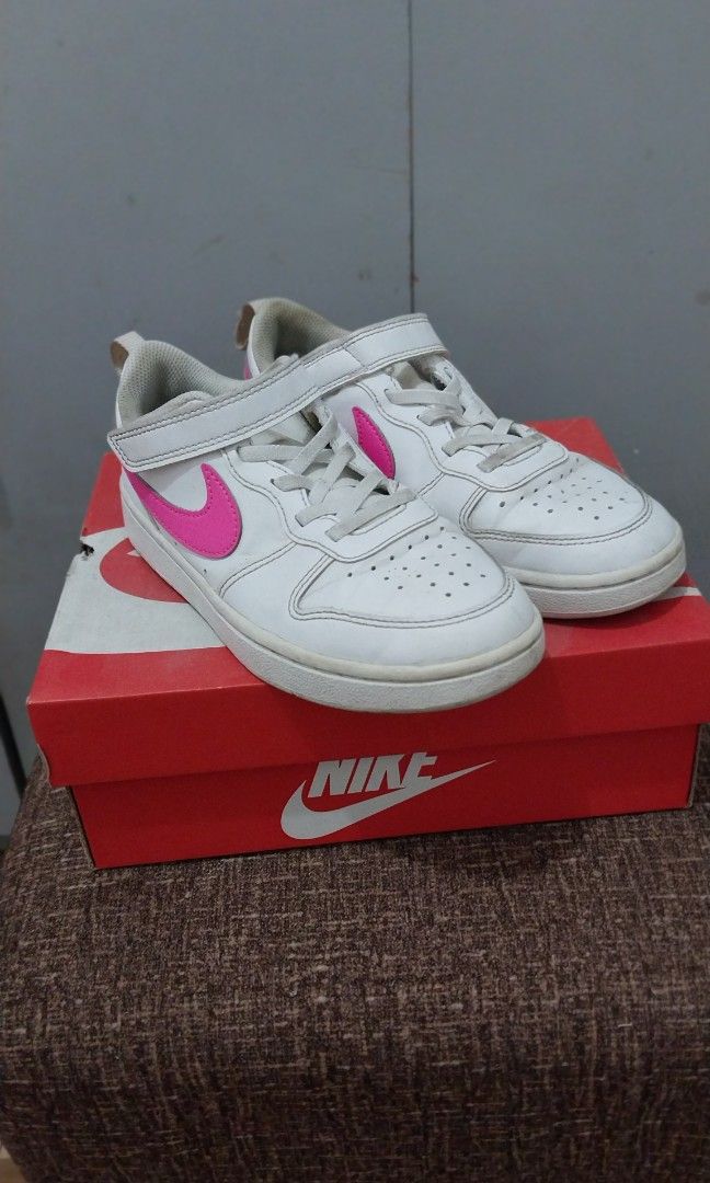 Nike Court borough Low (Category: Babies & Kids Fashion) located in Manila. Submitted by swiftdragon-3d5b (Listing ID 1470441248, Image 1). Description: Size 2Y VGUC Shipping thru Lalamove lang po.