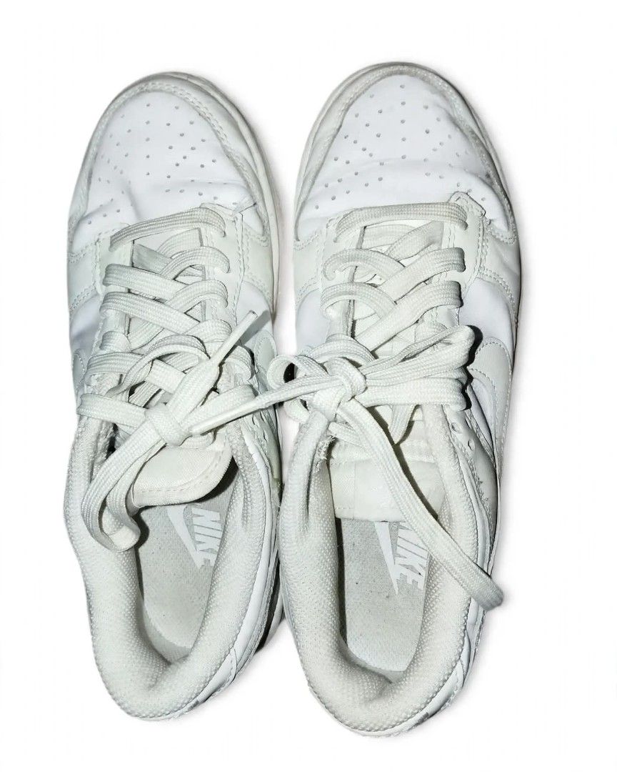 Nike Dunk Low (Category: Sneakers) located in Dumaguete. Submitted by jayann.cee (Listing ID 1470463364, Image 2). Description: FOR SALE! 🔥 👟 Nike Dunk Low 🎨 Color: White / Sail (Off-White) 📏 Size: Euro 38 | US 5.5 Men / 7 Women ✨ Condition: 9/10 - Good as new Comfy + pang-OOTD! PM for price (negotiable) + more pics!.