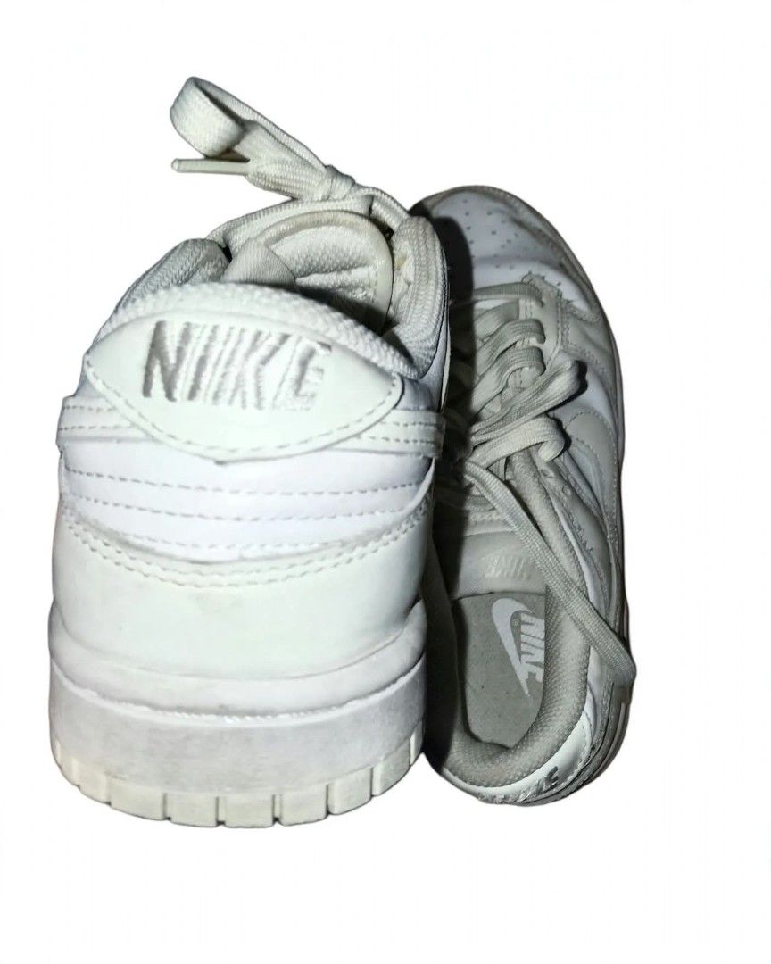 Nike Dunk Low (Category: Sneakers) located in Dumaguete. Submitted by jayann.cee (Listing ID 1470463364, Image 1). Description: FOR SALE! 🔥 👟 Nike Dunk Low 🎨 Color: White / Sail (Off-White) 📏 Size: Euro 38 | US 5.5 Men / 7 Women ✨ Condition: 9/10 - Good as new Comfy + pang-OOTD! PM for price (negotiable) + more pics!.
