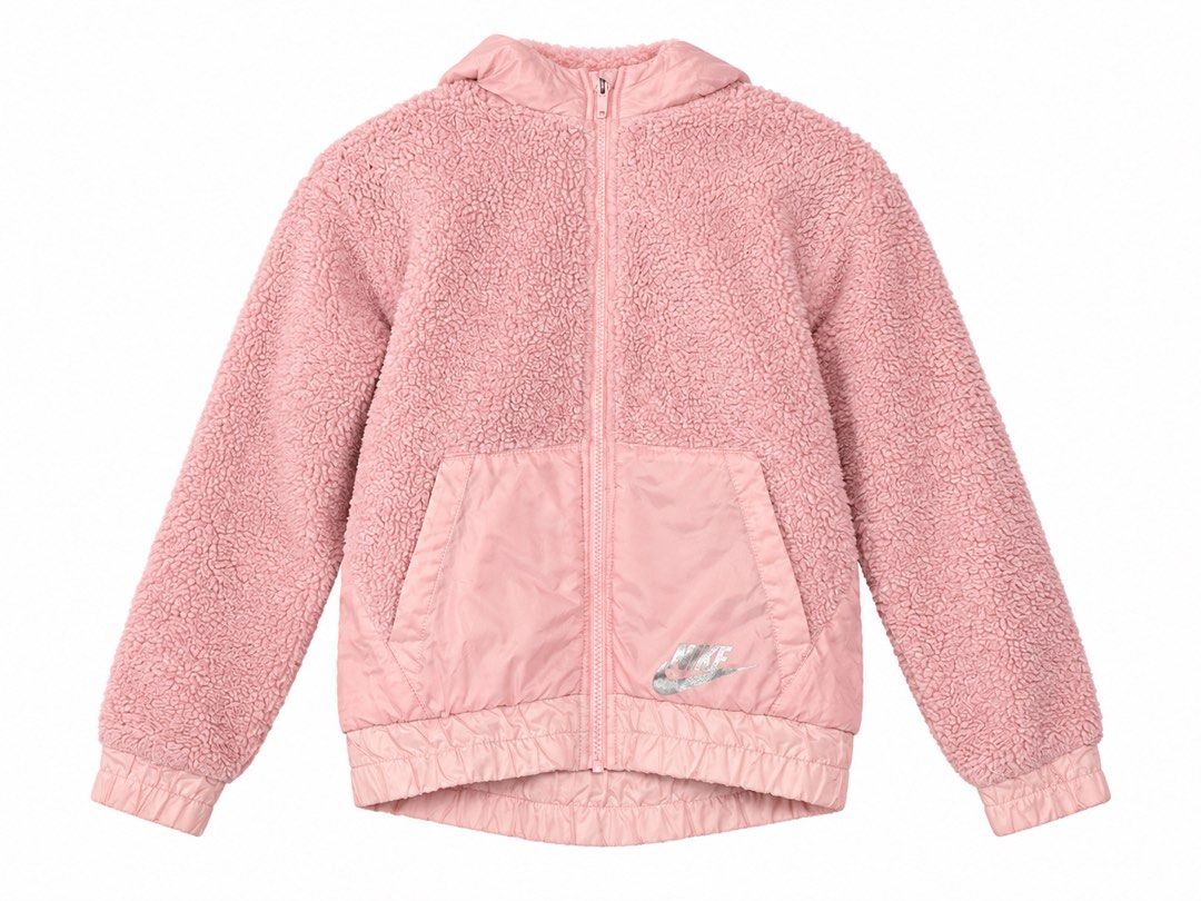 Nike Girls Fur Jacket (Category: Babies & Kids Fashion) located in Manila. Submitted by handmedownsbymamaandisla (Listing ID 1470464298, Image 1). Description: .