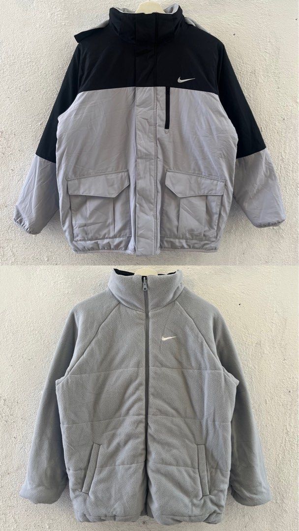Nike reversible semi-puffer jacket - detachable Hood (Category: Coats, Jackets and Outerwear) located in Dumaguete. Submitted by khysdeadstocks (Listing ID 1470367041, Image 1). Description: .