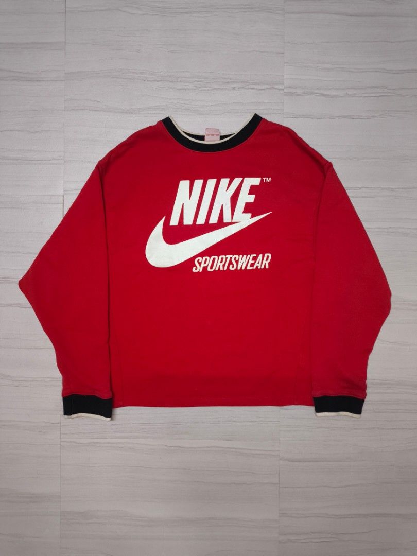 NIKE SPORTSWEAR CREW NECK (Category: Coats, Jackets and Outerwear) located in Lupon. Submitted by thriftnikent (Listing ID 1470396116, Image 1). Description: SUPER EXCELLENT NO ISSUE 10/10 CONDITION AND COLOR RATE BOX TYPE(CROPPED) PERFECT SA OUTFITTERS 23 WIDTH 25 LENGTH.