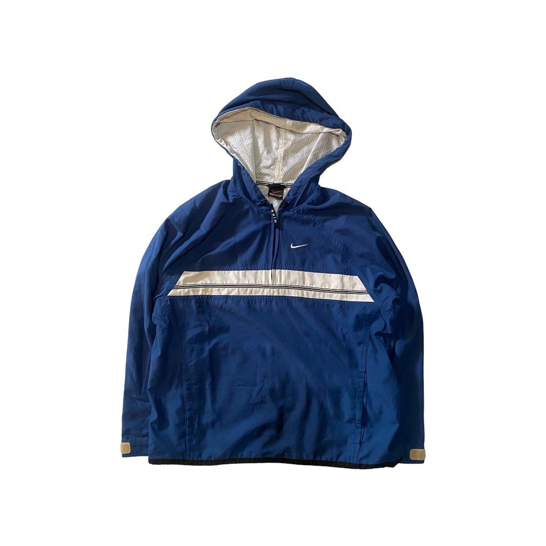 Nike Vintage Half Zip Windbreaker Jacket (Category: Coats, Jackets and Outerwear) located in Manila. Submitted by finofindthisart (Listing ID 1470531525, Image 1). Description: Length 24 Width 21 Measured it by inches Issue: N/A This is a pre-loved/thrifted items and may show minor signs of issue due to its vintage nature. Kindly manage expectations. No refunds or exchanges will be accepted. 📍Pasay City DM for inquiries..