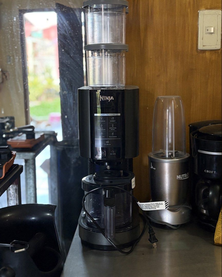 Ninja Creami Ice Cream Maker (Category: Ice-cream Makers) located in Manila. Submitted by shopaes (Listing ID 1470371197, Image 2). Description: FS: ninja creami ice cream maker with 5 tubs Good as new Bought last August Used for only a month Retail Price: 23,745 Selling: 18,000.