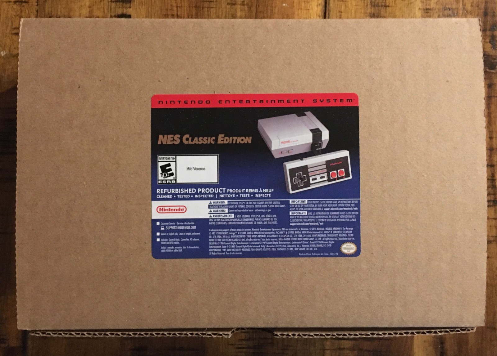 Nintendo NES Classic Edition Mini Console System Complete, Video Gaming ...