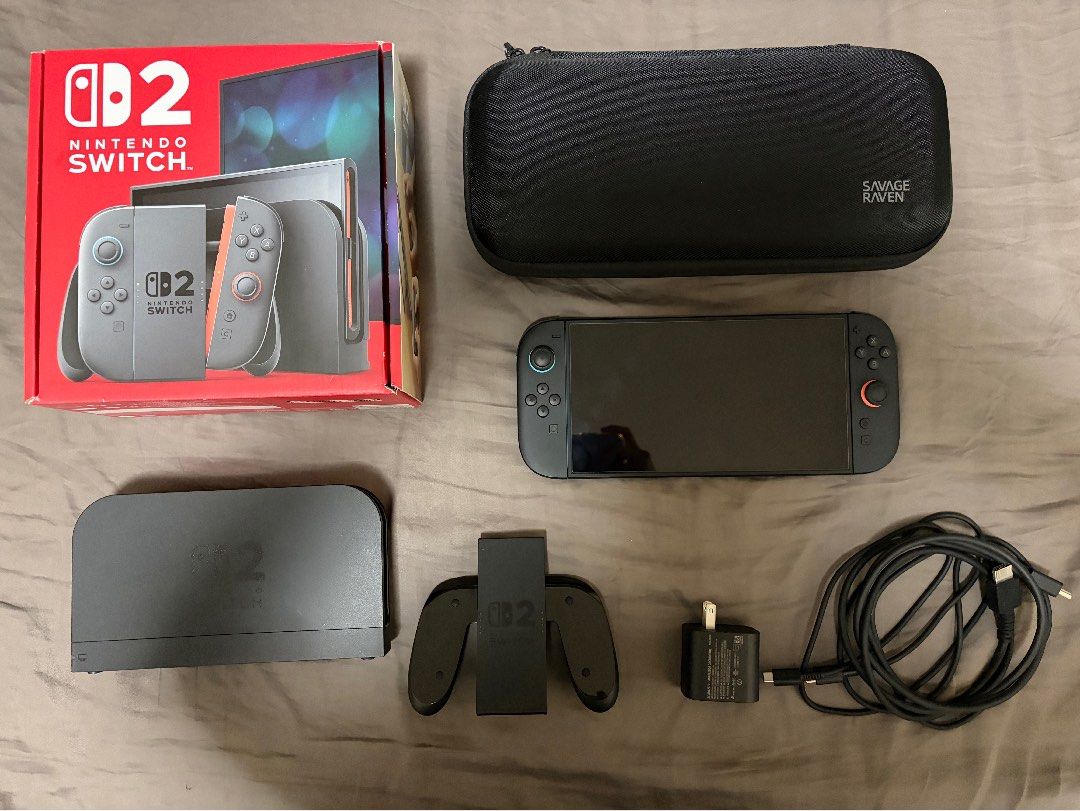 Nintendo Switch 2 Console with Box and Accessories (Category: Nintendo) located in Manila. Submitted by archoprints (Listing ID 1470466091, Image 1). Description: Price negotiable complete unit with box all original bought from gameextreme free savage raven carrying case tempered glass installed since day 1 smooth unit no issues rfs upgrading to limited edition zelda meetup pickup paco manila, peninsula garden, rob manila, sm manila Nintendo Swit